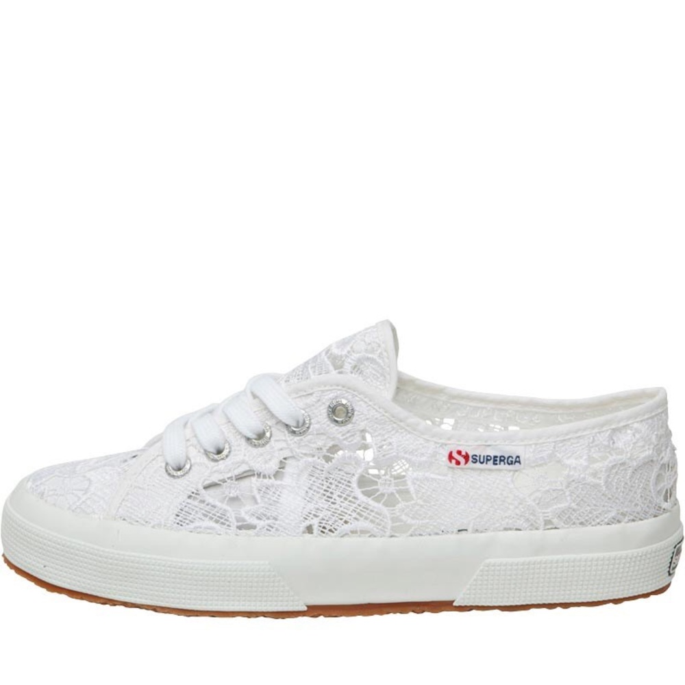 NEW Superga Women’s White Lace Sneaker